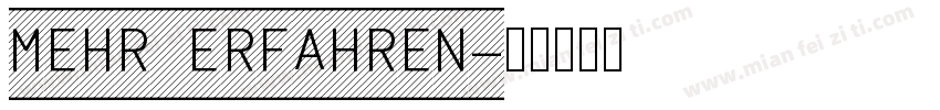 MEHR ERFAHREN字体转换